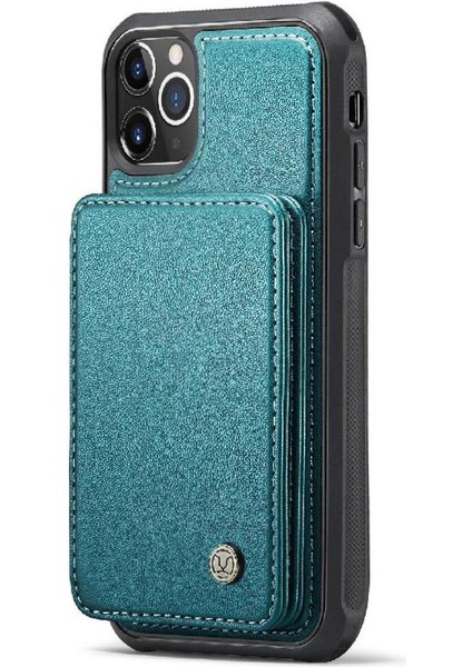 IPhone 11 Için Kılıf Pro Max Rfıd Engelleme Ayrılabilir Cüzdan Standı Fonksiyonu (Yurt Dışından)