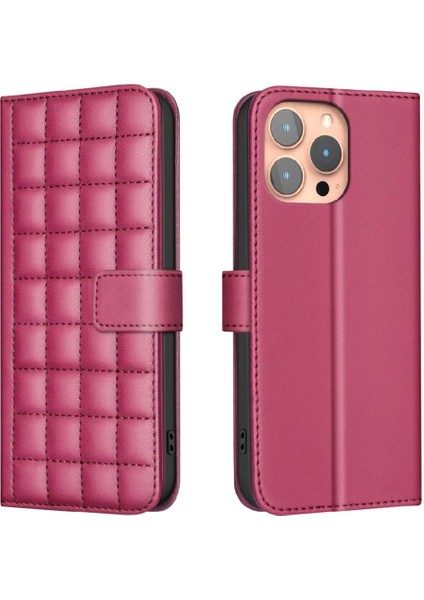 IPhone 15 Için Flip Case Pro Max Cüzdan Koruyucu Kart Yuvaları Tutucu Pu (Yurt Dışından)