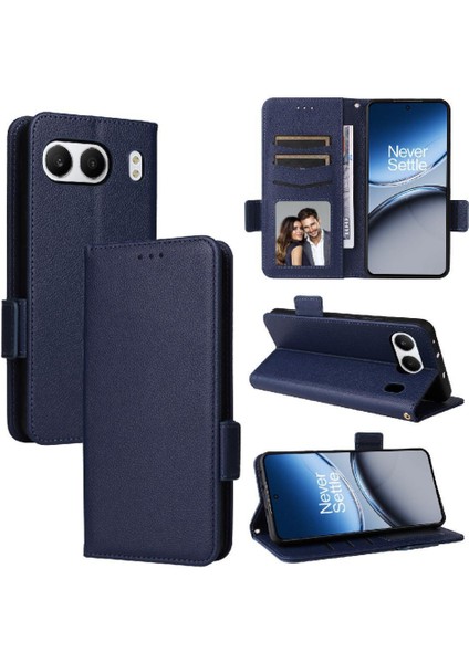 Oneplus Nord 4 5g Için Flip Case Pu Deri Manyetik Yan Toka Cüzdan (Yurt Dışından)