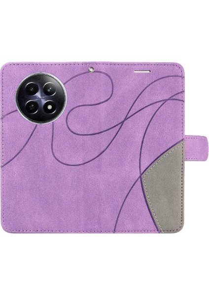 Realme 12 5g Kickstand Koruyucu Pu Deri Flip Folio Kılıf Için Flip Case (Yurt Dışından) fiyatları