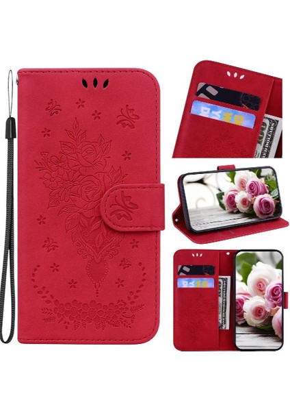 Oneplus Nord 4 Kabartma Gül Çiçekler Flip Pu Deri Kapak Cüzdan (Yurt Dışından) modelleri