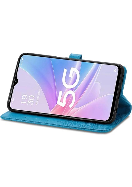 Oppo A58 5g Darbeye Dayanıklı Zarif Desen Basit Iş Çevirme Için Kılıf (Yurt Dışından)