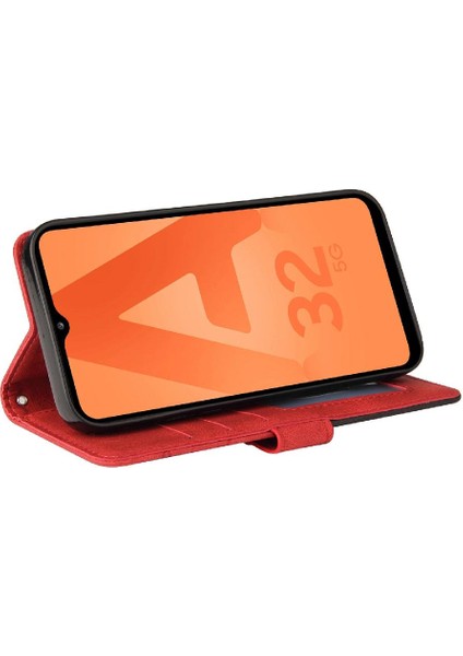 Kart Yuvası Standı ile Samsung Galaxy A32 5g Için Kılıf Pu Deri Flip Folio (Yurt Dışından) fiyatları