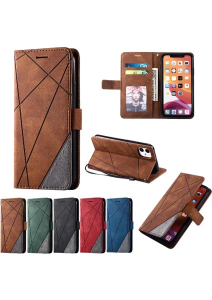 IPhone 11 Için Kılıf Cüzdan Flip Folio Kart Tutucu Kickstand Manyetik Pu (Yurt Dışından) fırsatları