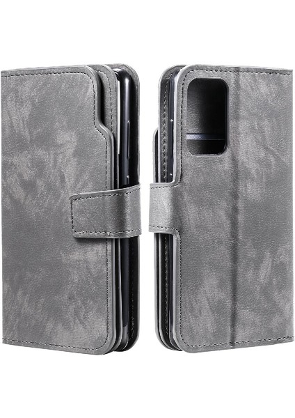 Samsung Galaxy A52S 9 Kart Yuvaları Cüzdan Kickstand Manyetik Pu (Yurt Dışından)