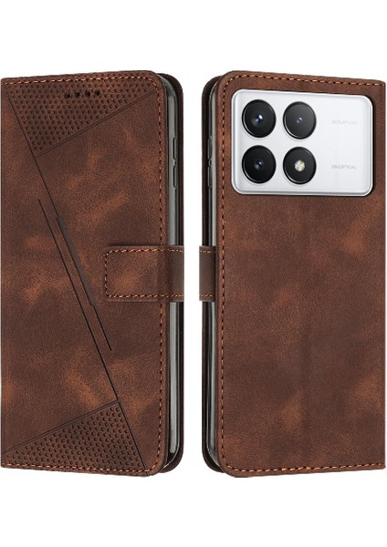 Xiaomi Redmi Için Kılıf K70/K70 Pro Pu Deri Darbeye Kapak Kapak Yan (Yurt Dışından)