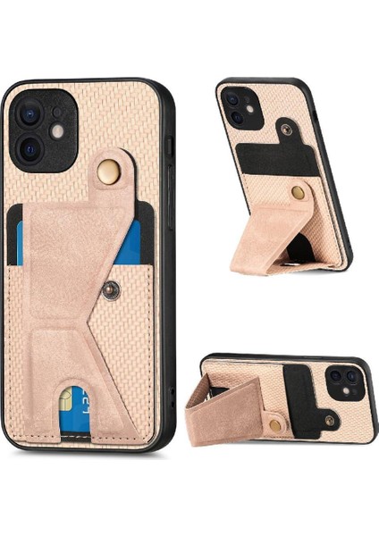 IPhone 11 Için Kılıf Standı Fonksiyonu Braketi Manyetik Tasarım Kart Sahibi (Yurt Dışından)