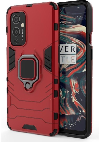 Oneplus 9 Darbeye Kapak Için Kılıf Kickstand Askeri Damla Koruma (Yurt Dışından)
