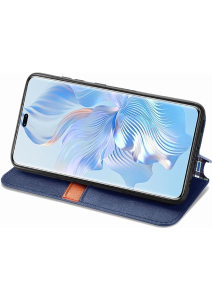 Huawei Onur 80 Pro Cüzdan Fonksiyonu Için Kılıf Deri Kılıf Moda Tasarımı (Yurt Dışından)
