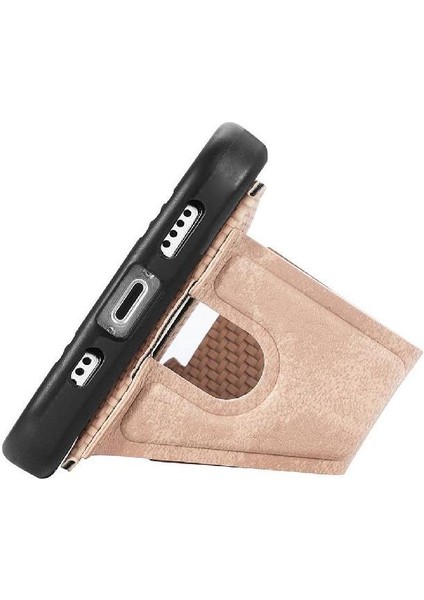 IPhone 13 Için Kılıf Pro Standı Fonksiyonu Manyetik Tasarım Cardholder Braketi (Yurt Dışından) fiyatları