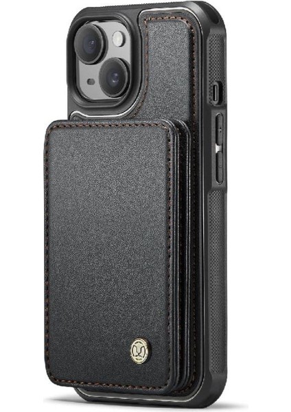 IPhone 15 Artı Ayrılabilir Cüzdan Rfıd Engelleme Manyetik Standı (Yurt Dışından)