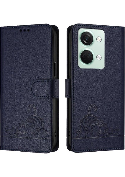 Oneplus Nord 3 Için Kılıf Cüzdan Kapak Çevirin Kart Yuvası Tutucu Kickstand Kedi (Yurt Dışından) indirimleri