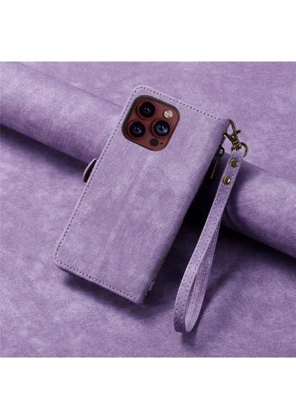 IPhone 15 Için Flip Case Pro Max Basit Iş Kapak Kapak Darbeye (Yurt Dışından)