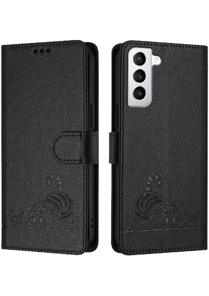 Samsung Galaxy S21 Kart Yuvası Tutucu Için Kickstand Kedi Rfıd Cüzdan (Yurt Dışından) indirimleri