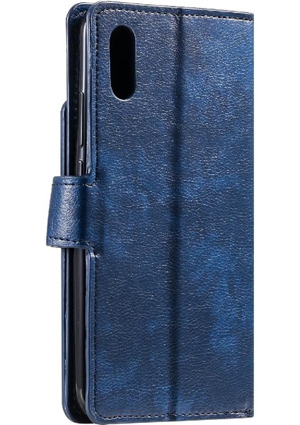 Xiaomi Redmi 9A 9 Kart Yuvaları Manyetik Pu Deri Cüzdan Kickstand (Yurt Dışından)
