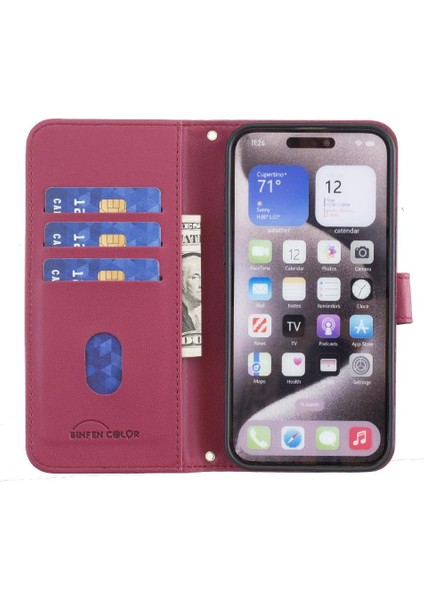 IPhone 11 Için Flip Case Pro Iş Basit Tarzı Kart Yuvaları Tutucu Cüzdan (Yurt Dışından)