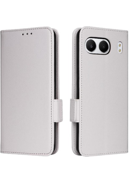 Oneplus Nord 4 5g Için Flip Case Pu Deri Manyetik Yan Toka Cüzdan (Yurt Dışından)