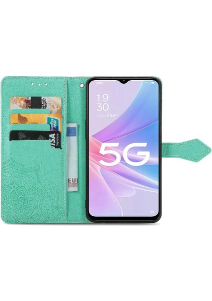 Oppo A58 5g Darbeye Dayanıklı Zarif Desen Basit Iş Çevirme Için Kılıf (Yurt Dışından)