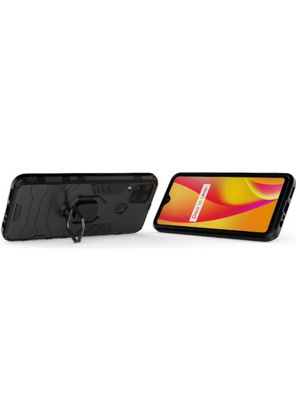 Realme C15 Darbeye Kapak Için Kılıf Kickstand Askeri Damla Koruma (Yurt Dışından) indirimleri
