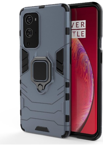 Oneplus 9 Pro Darbeye Kapak Için Kılıf Kickstand Askeri Damla Koruma (Yurt Dışından)