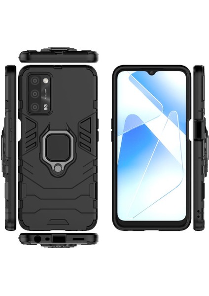 Oppo Oppo 5g Askeri Damla Koruma Darbeye Kapak Kickstand Için Kılıf (Yurt Dışından)