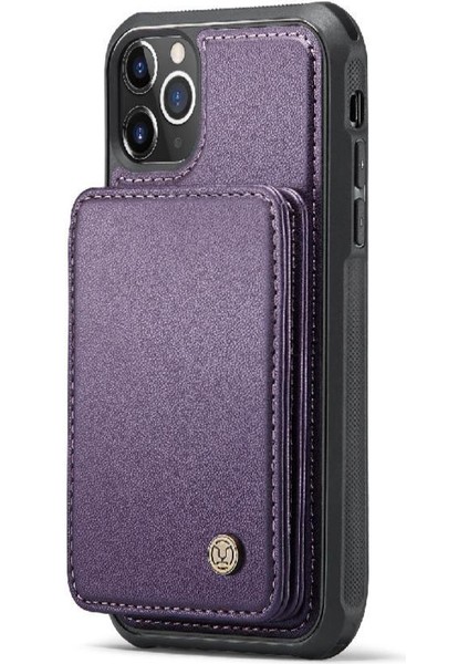 IPhone 11 Için Kılıf Pro Max Rfıd Engelleme Ayrılabilir Cüzdan Standı Fonksiyonu (Yurt Dışından)