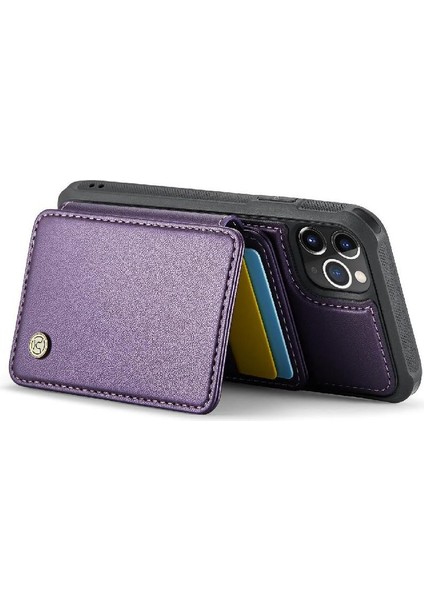 IPhone 11 Için Kılıf Pro Max Rfıd Engelleme Ayrılabilir Cüzdan Standı Fonksiyonu (Yurt Dışından)