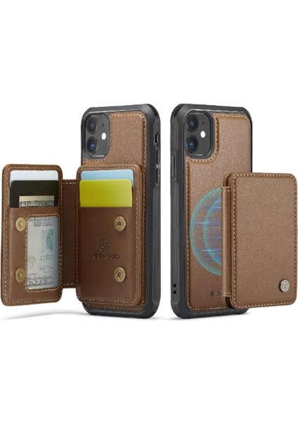 IPhone 11 Için Kılıf Manyetik Rfıd Engelleme Standı Fonksiyonu Ayrılabilir 2 (Yurt Dışından)