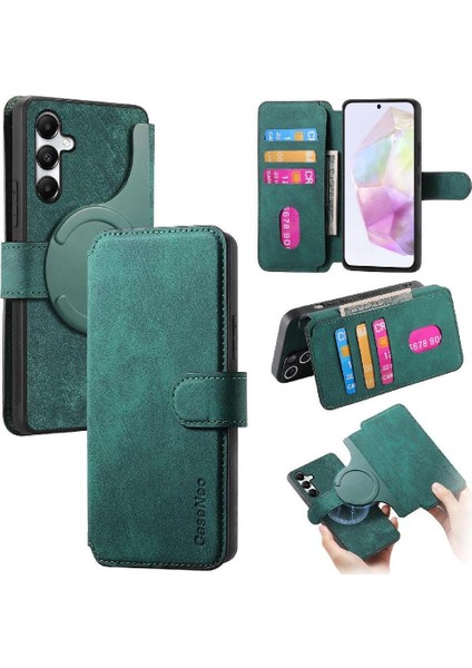 Samsung Galaxy A35 5g Için Flip Case Cüzdan Kart Standı Retro Mıknatıs (Yurt Dışından) fiyatları