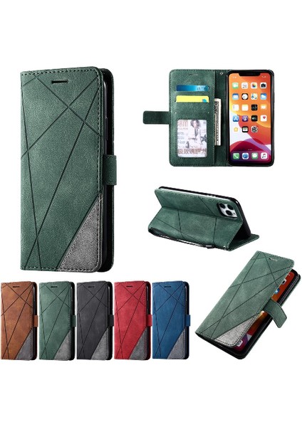 IPhone 11 Için Kılıf Pro Pu Deri Cüzdan Çevir Folyo Kart Tutucu Kickstand (Yurt Dışından)