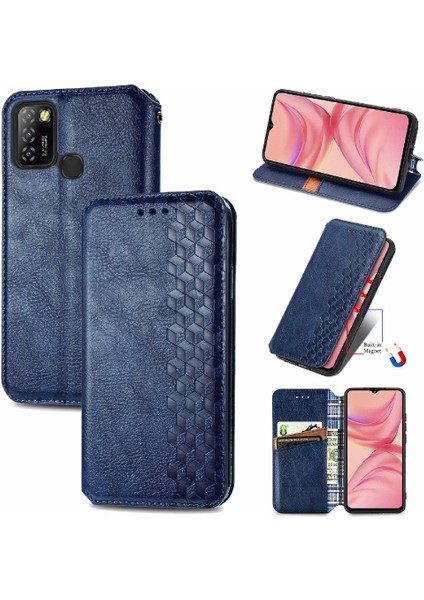 Infinix Sıcak 10 Lite Cüzdan Fonksiyonu Için Kılıf Moda Tasarımı Zarif (Yurt Dışından)