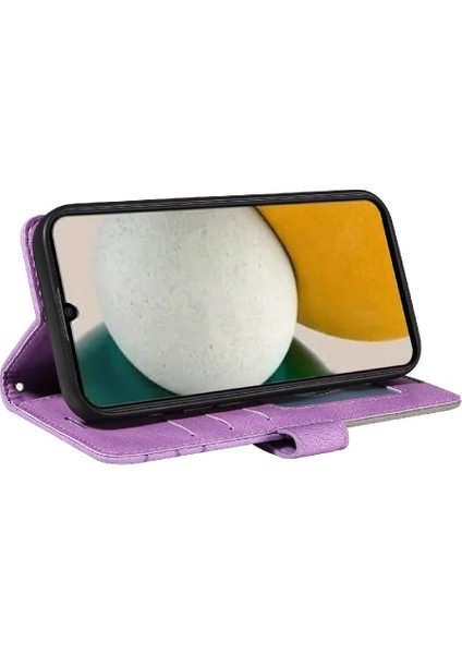 Samsung Galaxy A05S Iki Renkli Dikiş Pu Deri Flip Folio Için Kılıf (Yurt Dışından) modelleri