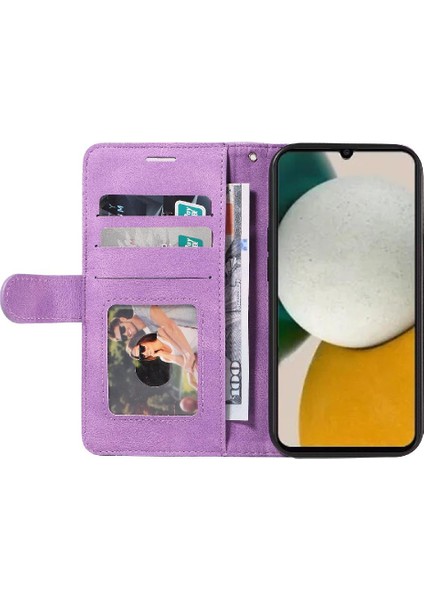 Samsung Galaxy A05S Iki Renkli Dikiş Pu Deri Flip Folio Için Kılıf (Yurt Dışından) fırsatları