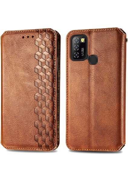 Infinix Sıcak 10 Lite Cüzdan Fonksiyonu Için Kılıf Moda Tasarımı Zarif (Yurt Dışından)