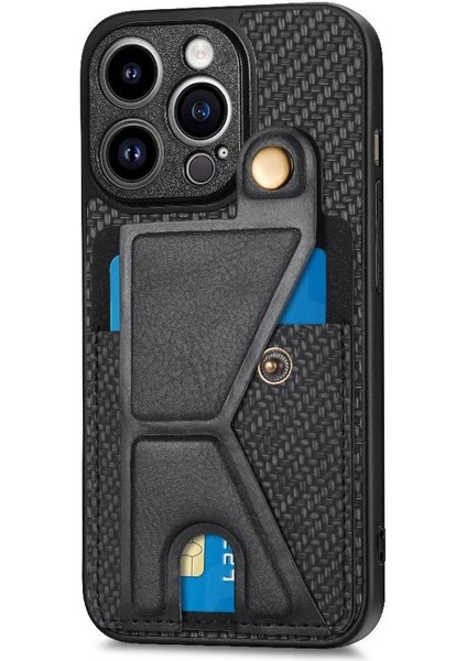 IPhone 14 Için Kılıf Pro Braketi Manyetik Tasarım Cardholder Standı Fonksiyonu (Yurt Dışından) fırsatları