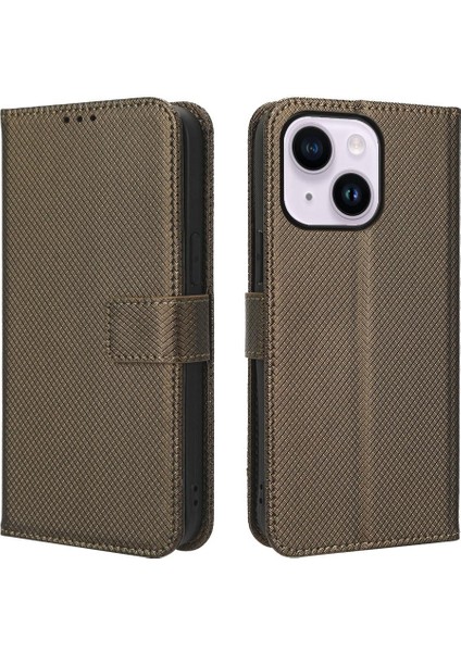 IPhone 15 Için Kılıf Artı Kart Tutucu Kapak Manyetik Cüzdan Kickstand (Yurt Dışından)