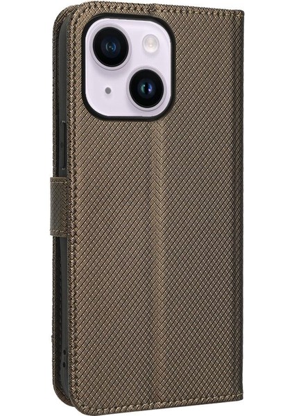IPhone 15 Için Kılıf Artı Kart Tutucu Kapak Manyetik Cüzdan Kickstand (Yurt Dışından)