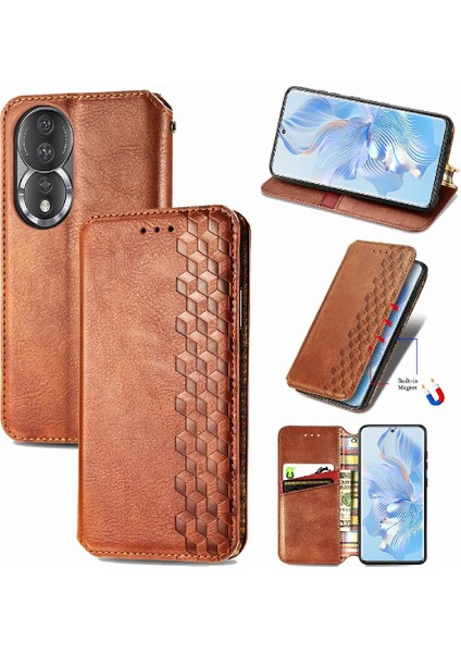 Huawei Onur 80 Cüzdan Fonksiyonu Için Kılıf Moda Tasarımı Zarif Durumda (Yurt Dışından) modelleri