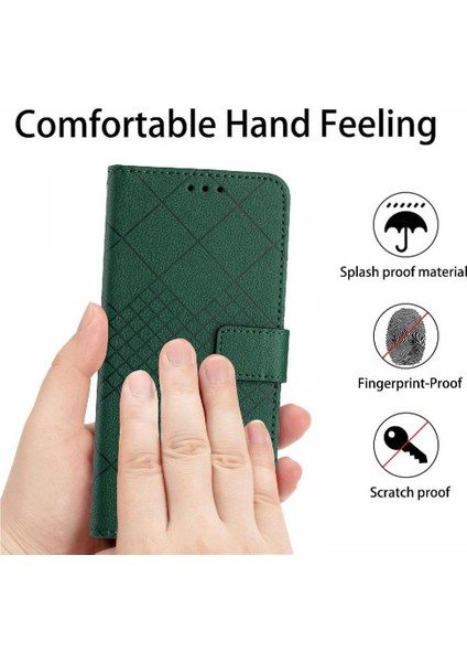 Oppo RENO12 Için Flip Case El Kayışı Manyetik Pu ile 5g Kart Yuvası Standı (Yurt Dışından) modelleri