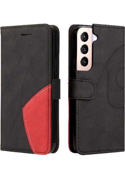Samsung Galaxy S22 Artı Kickstand Koruyucu Pu Deri Flip Case (Yurt Dışından)