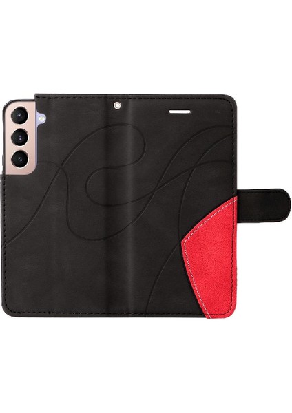 Samsung Galaxy S22 Artı Kickstand Koruyucu Pu Deri Flip Case (Yurt Dışından)