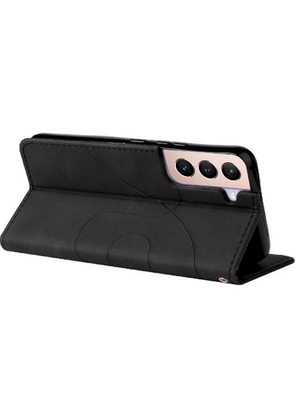 Samsung Galaxy S22 Artı Kickstand Koruyucu Pu Deri Flip Case (Yurt Dışından)