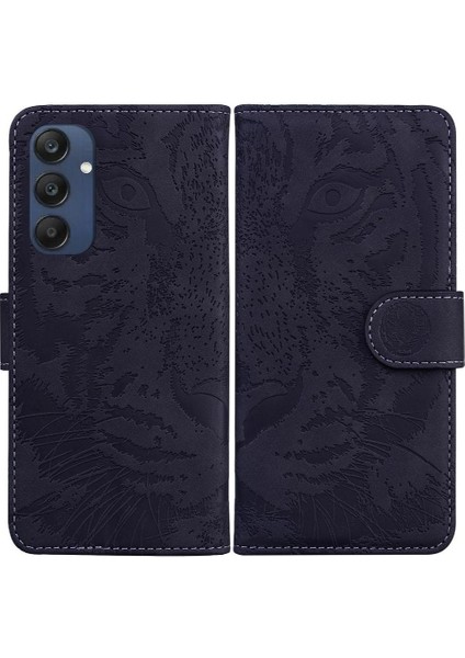 Samsung Galaxy M35 Kabartmalı Sevimli Kaplan Deri Cüzdan Için Flip Case (Yurt Dışından)