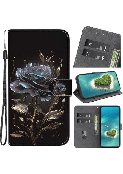 Samsung Galaxy A16 Manyetik Kapatma Pu Deri Kelebek Çiçek (Yurt Dışından) modelleri