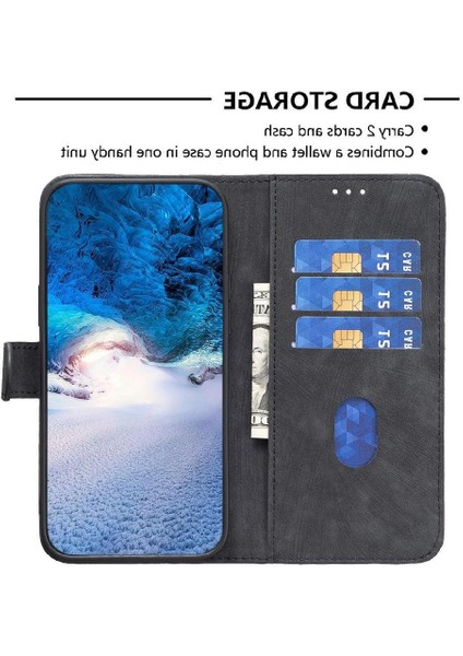 Samsung Galaxy A15 4g Için Flip Case/5g Deri Kılıf Kart Yuvaları Tutucu (Yurt Dışından)