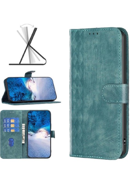 IPhone 15 Için Flip Case Artı Kart Yuvaları Tutucu Iş Çok Renkli Durumda (Yurt Dışından)