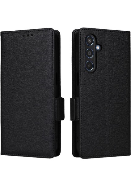 Samsung Galaxy M35 5g Pu Deri Manyetik Yan Toka Kart Için Flip Case (Yurt Dışından)