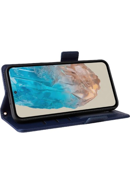 Samsung Galaxy M35 5g Pu Deri Manyetik Yan Toka Kart Için Flip Case (Yurt Dışından)