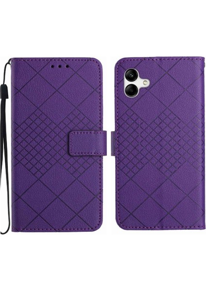 Samsung Galaxy A06 Için Flip Case Kart Yuvası Standı Cüzdan Pu Deri Kapak (Yurt Dışından)