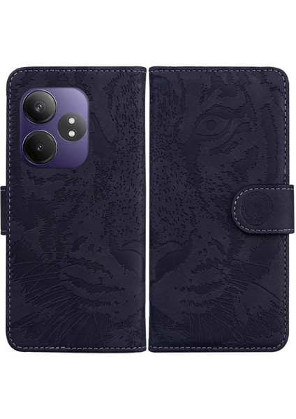Realme Gt 6t Kickstand Koruyucu Deri Cüzdan Kabartmalı Için Flip Case (Yurt Dışından)